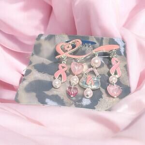 Breast Cancer Awareness Support Survivor Broach Pin Deadstock NEW